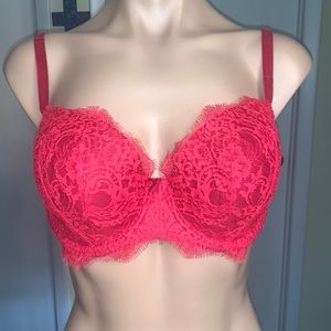 Sexy Red lace Victoria Secret bra 36D